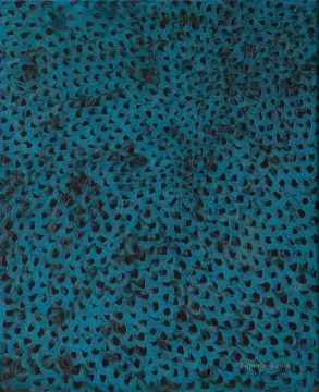 Nets Azul Yayoi Kusama Japonés Pinturas al óleo
